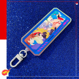 Pokemon Red and Blue Team (Ash and Gary) Reversible Acrylic Keychain