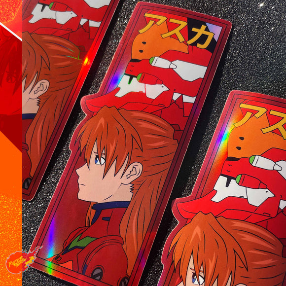 Asuka Holographic Sticker!