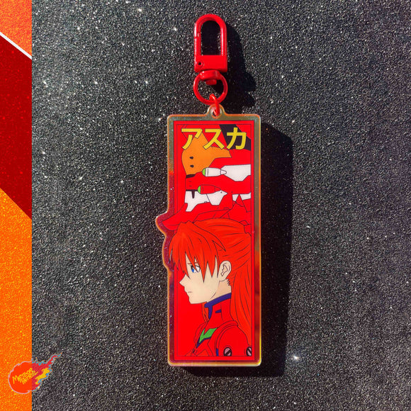 Evangelion Asuka Acrylic Keychain!