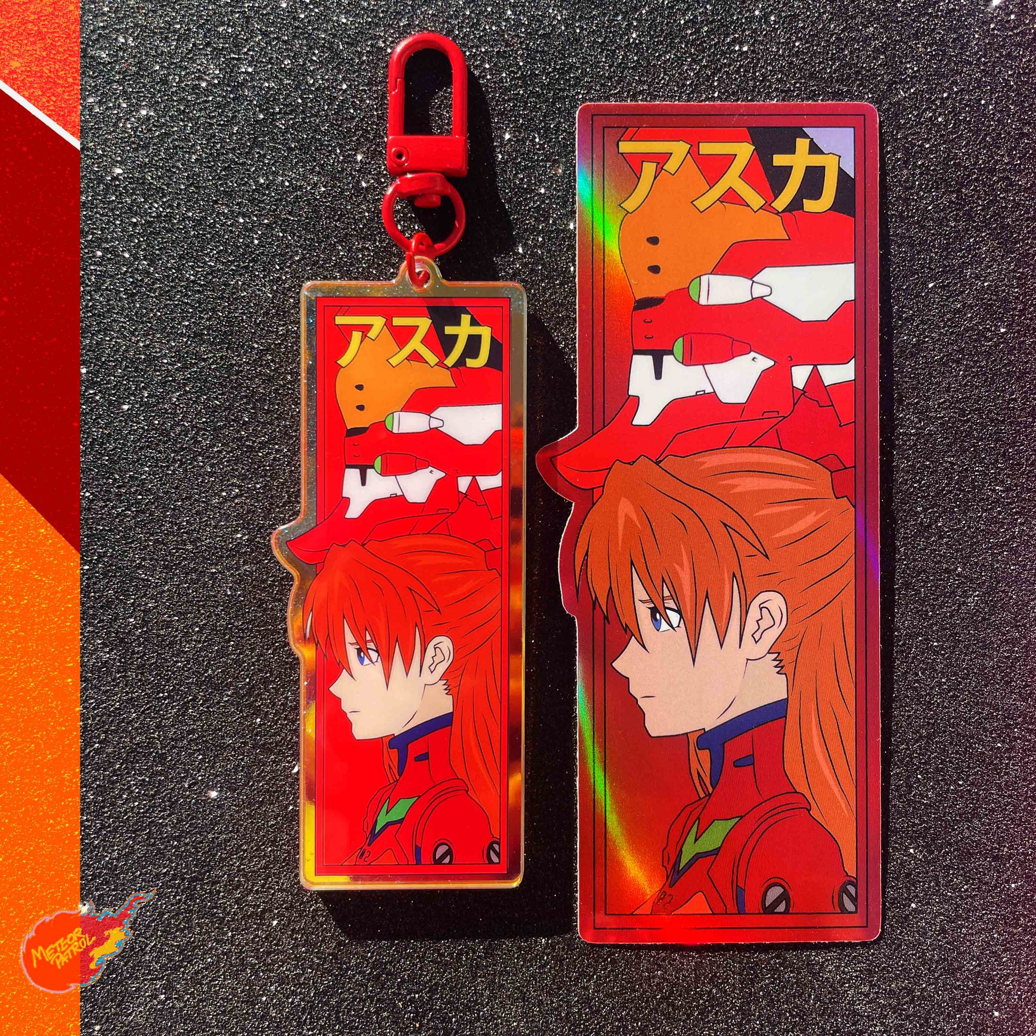 Evangelion Asuka Acrylic Keychain! – Meteor Patrol