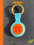 Dragon Ball Four Star AirTag Keychain