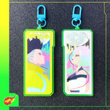 Cyberpunk Edgerunners Lucy/David Acrylic Keychain! [Reversible]