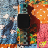 Kimetsu No Yaiba/ Demon Slayer Milanese Mesh Apple Watch Band!