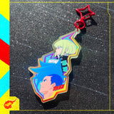 Promare Galo and Lio Acrylic Keychain!