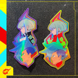 Promare Lio and Galo Holographic Sticker!