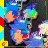Promare Lio and Galo Holographic Sticker!