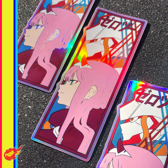 Zero Two Holographic Sticker!