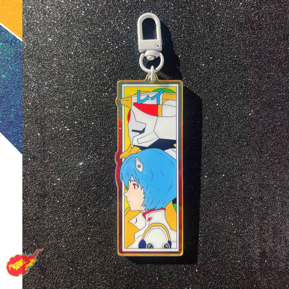 Evangelion Rei Ayanami Acrylic Keychain!