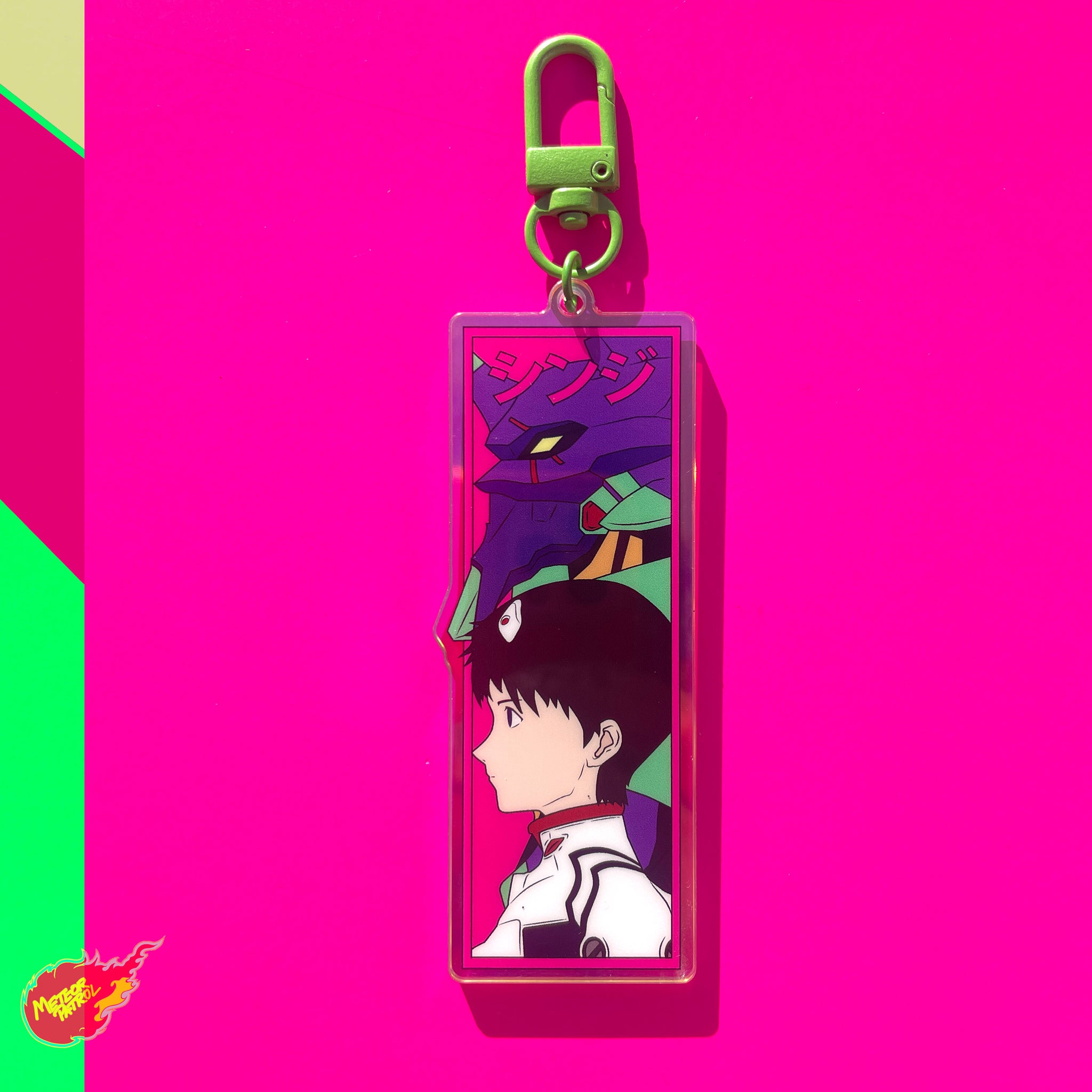 Evangelion Shinji Ikari Acrylic Keychain! – Meteor Patrol