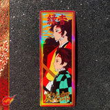 Tanjiro and Yoriichi Holographic Sticker!