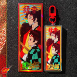 KNY Tanjiro and Yoriichi Acrylic Keychain!