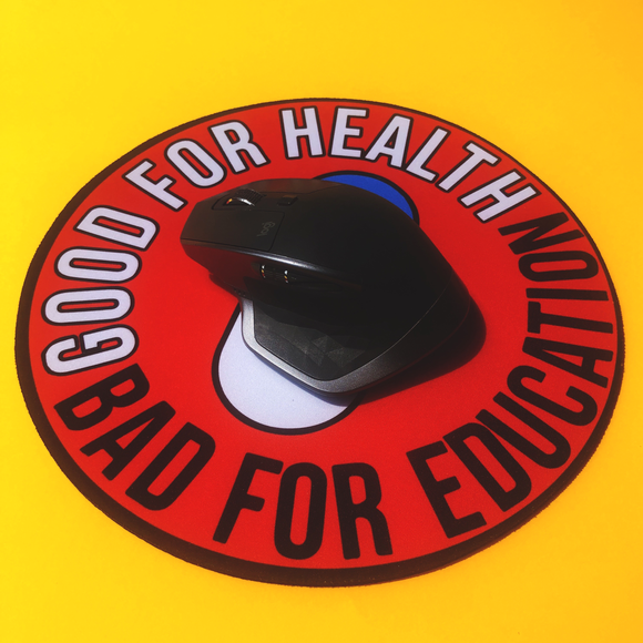 Good For Health Circular Mouse Pad